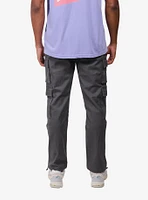 Charcoal Grey Stretch Twill Utility Pant