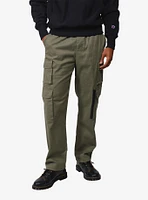 Olive Stretch Twill Utility Pant