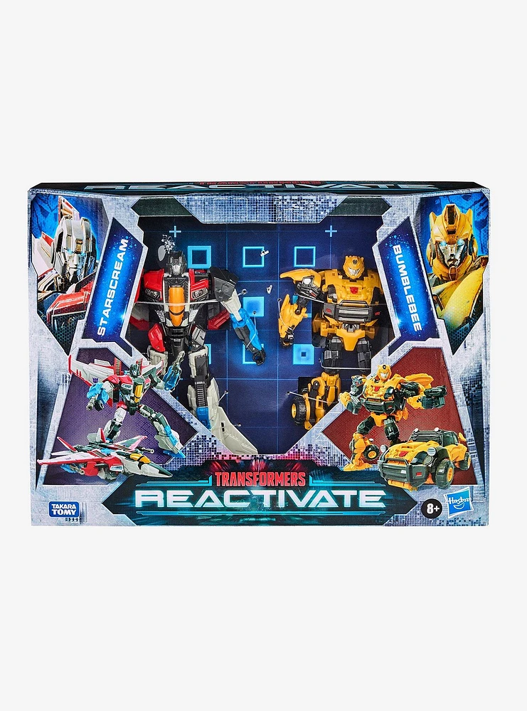 Transformers: Reactivate Bumblebee & Starscream Action Figure Set