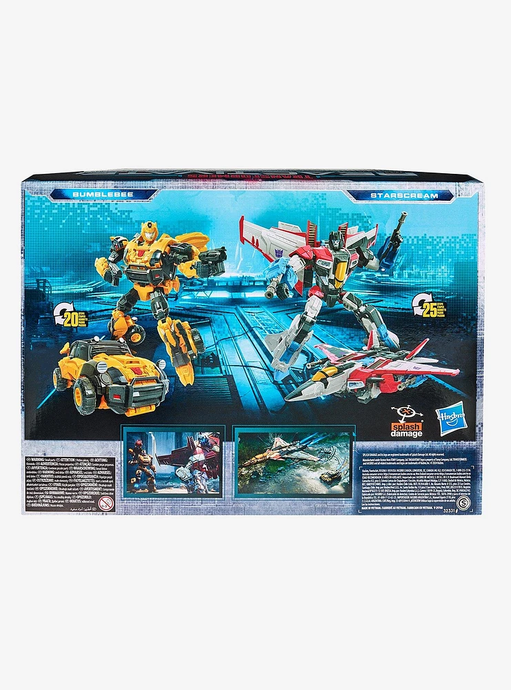 Transformers: Reactivate Bumblebee & Starscream Action Figure Set