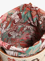 Loungefly Disney Lilo & Stitch Hula Group Floral Bucket Crossbody Bag - BoxLunch Exclusive