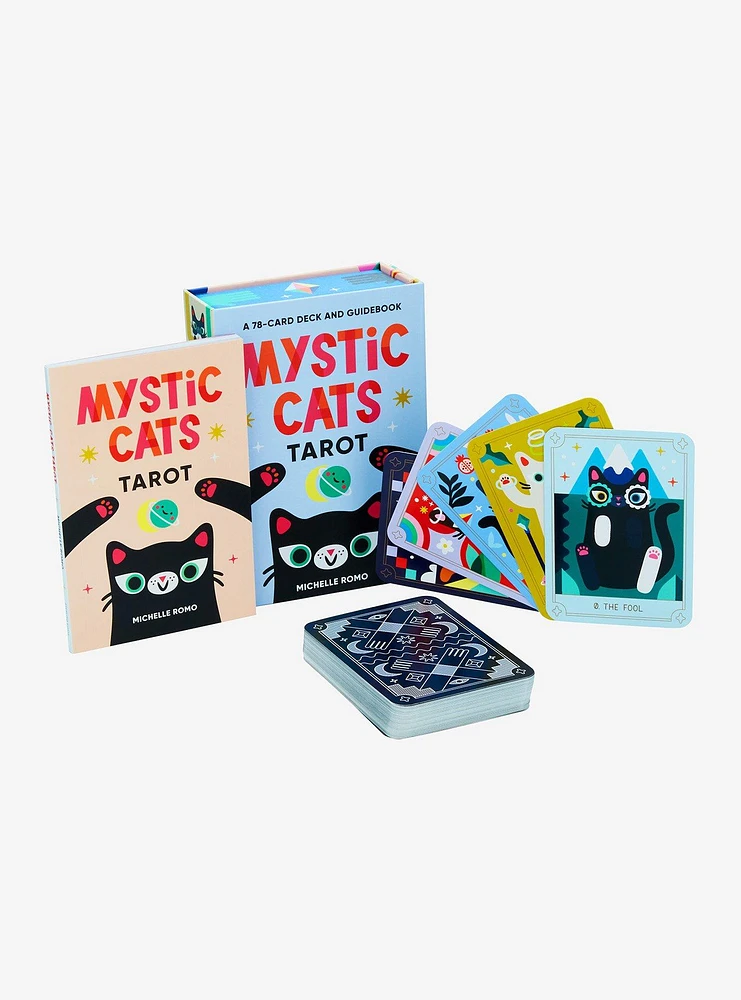 Mystic Cats Tarot Cards & Guidebook