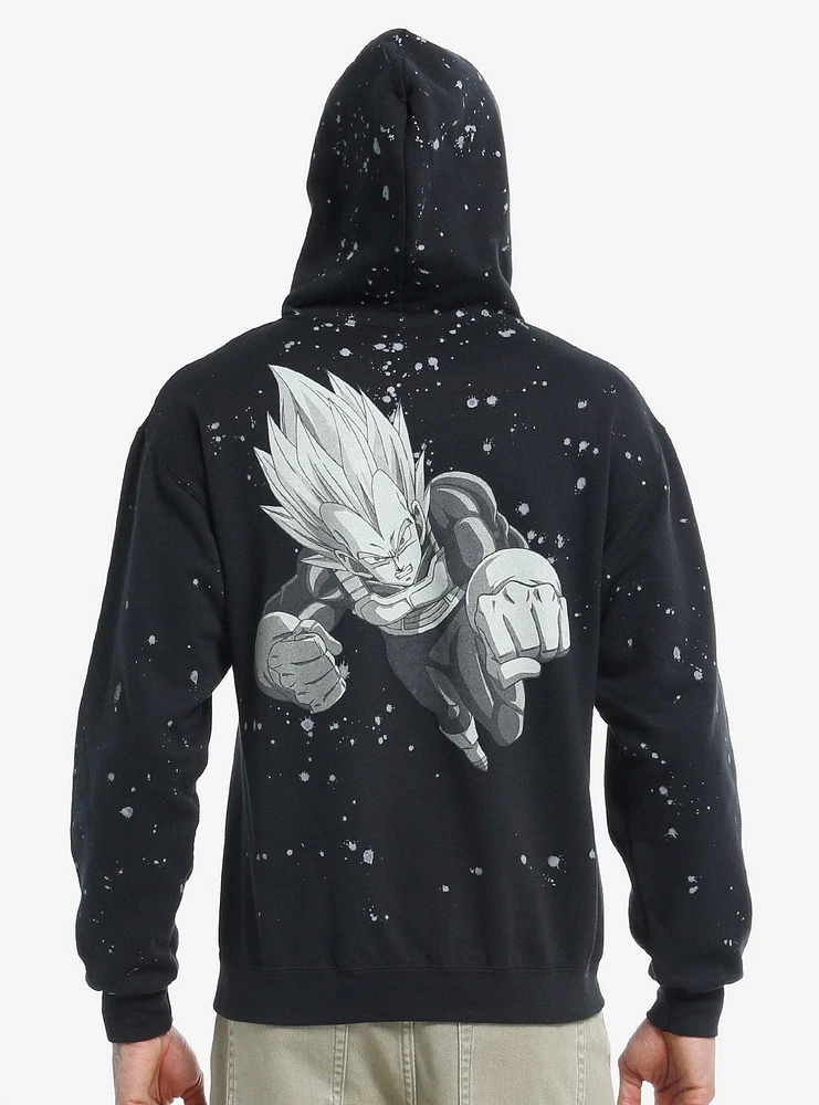 Dragon Ball Z Goku & Vegeta Splatter Hoodie