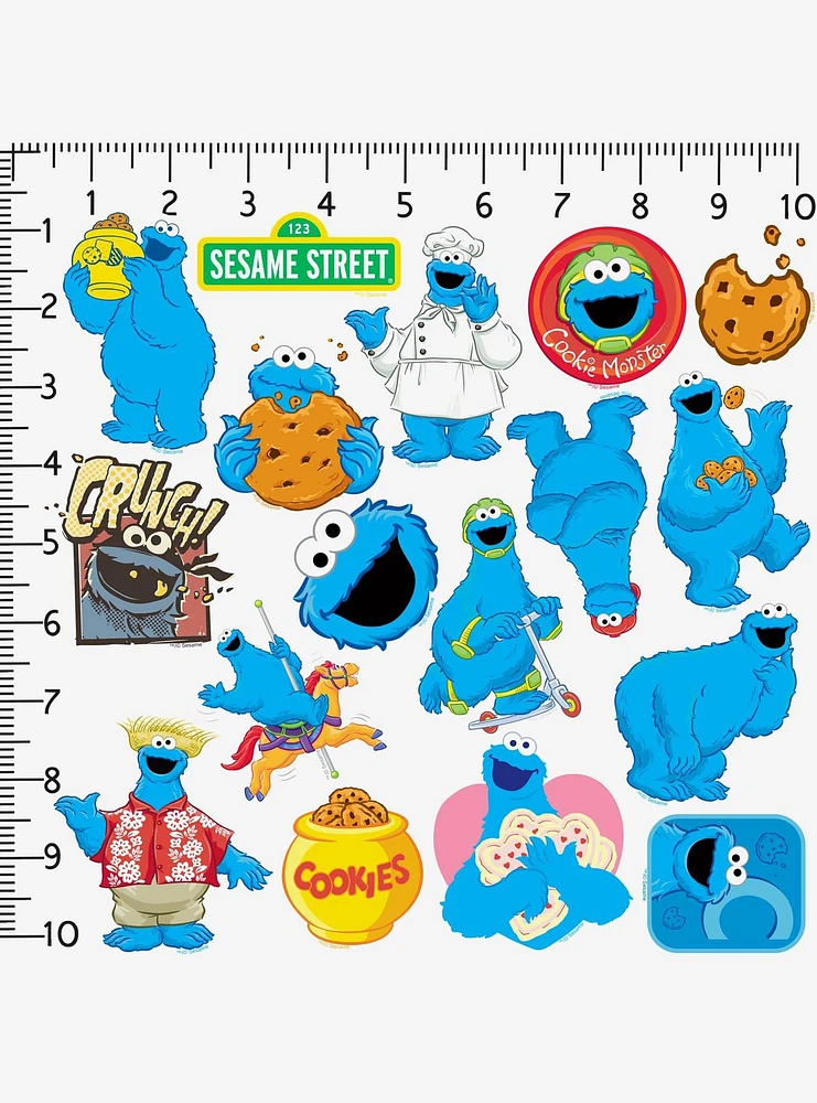 Sesame Street Cookie Monster Sticker Pack