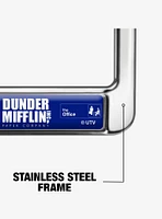 The Office Dunder Mifflin Logo Metal License Plate Frame