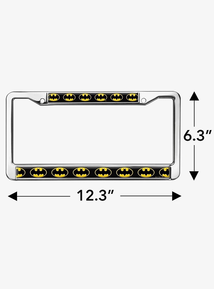 DC Comics Batman Logo Metal License Plate Frame