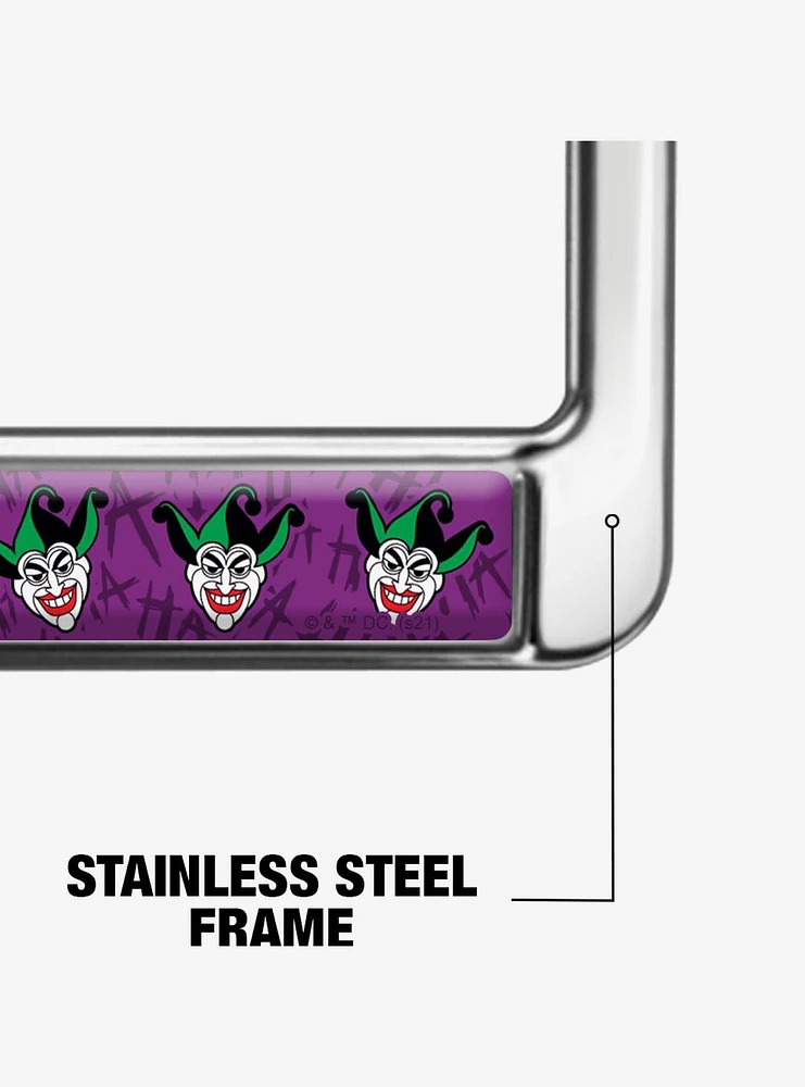 DC Comics Joker Hahaha Metal License Plate Frame