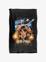 Harry Potter Movie Poster Throw Blanket