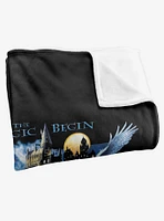 Harry Potter Movie Poster Throw Blanket