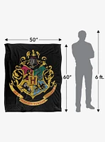 Harry Potter Hogwarts Crest 50x60" Throw Blanket