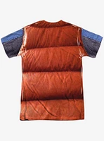 Back to the Future Marty McFly Vest Costume Sublimated T-Shirt