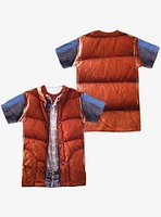 Back to the Future Marty McFly Vest Costume Sublimated T-Shirt