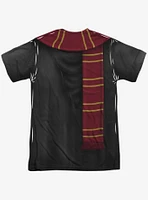 Harry Potter Gryffindor Thin Scarf Costume Sublimated T-Shirt