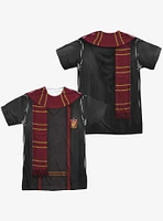 Harry Potter Gryffindor Thin Scarf Costume Sublimated T-Shirt