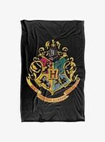 Harry Potter Hogwarts Crest 36x58" Throw Blanket