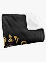 Harry Potter Hogwarts Crest 36x58" Throw Blanket