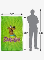 Scooby-Doo! Green Burst Throw Blanket