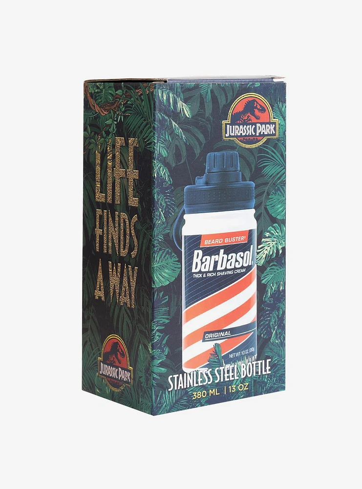 Jurassic Park 380ml Metallic Water Bottle