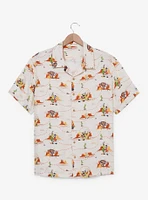 Disney A Goofy Movie Road Trip Allover Print Woven Button-Up - BoxLunch Exclusive
