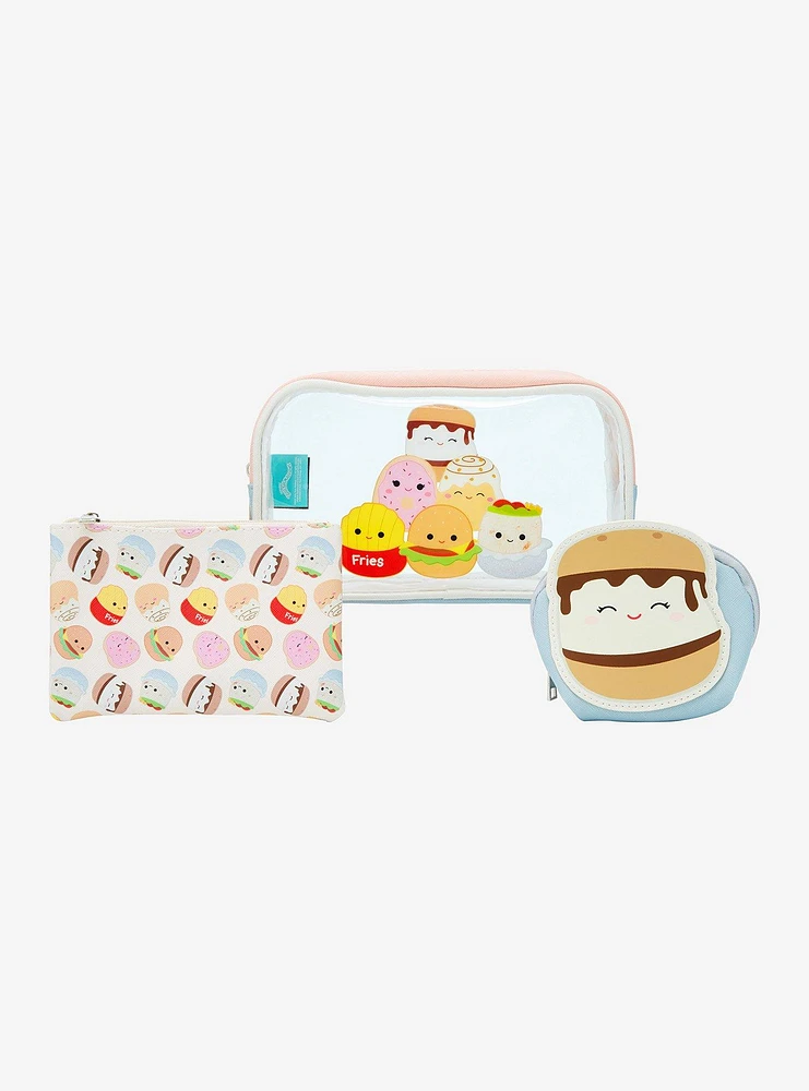 Squishmallows Food Makeup Bag Set