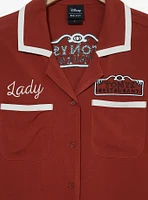 Disney Lady and the Tramp Tony's Restaurant Women's Plus Woven Button-Up — BoxLunch Exclusive