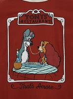 Disney Lady and the Tramp Tony's Restaurant Women's Plus Woven Button-Up — BoxLunch Exclusive