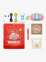 The Woobles Bjørn the Narwhal Pink Crochet Kit