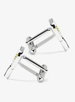 Pickleball Racket Silver Cufflinks