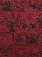 Disney Mickey Mouse Comic Red Silk Tie