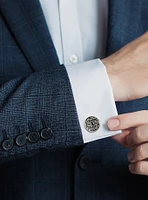 Antique Filigree Round Cufflinks