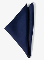 Navy Silk Pocket Square