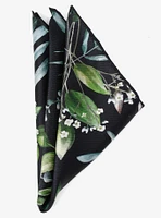 Leaf Watercolor Silk Pocket Square