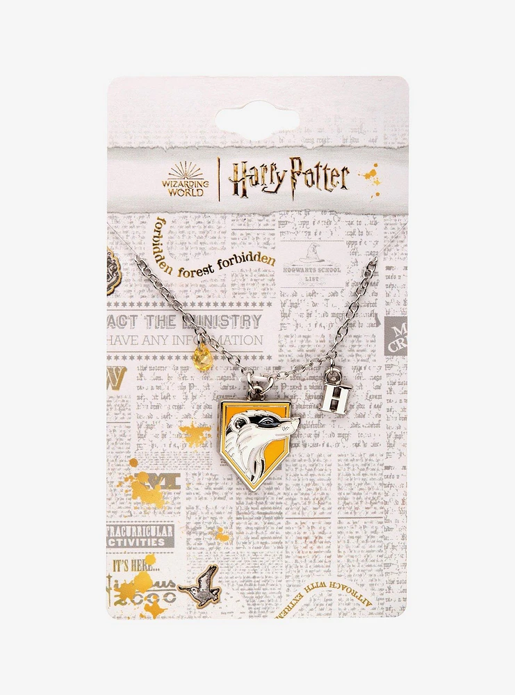 Harry Potter Hufflepuff Pendant Necklace