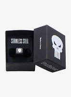 Marvel Punisher Black IP Spinner Ring