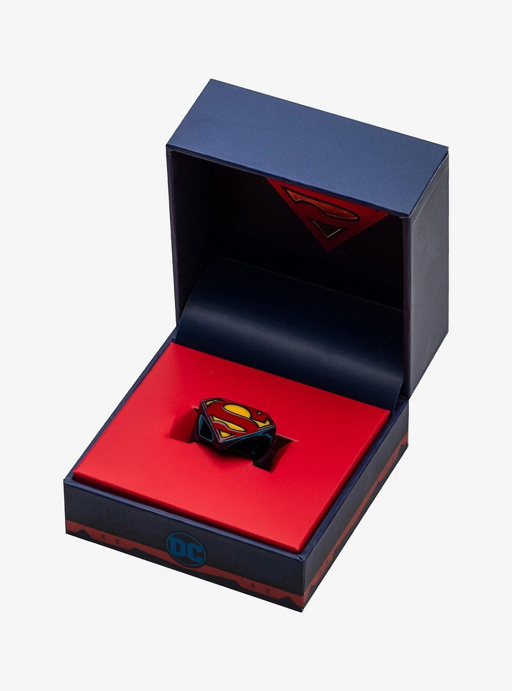 DC Comics Superman Logo Blue Ring