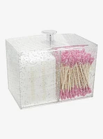 Silver Sparkle Cotton Swab & Cotton Pad Set