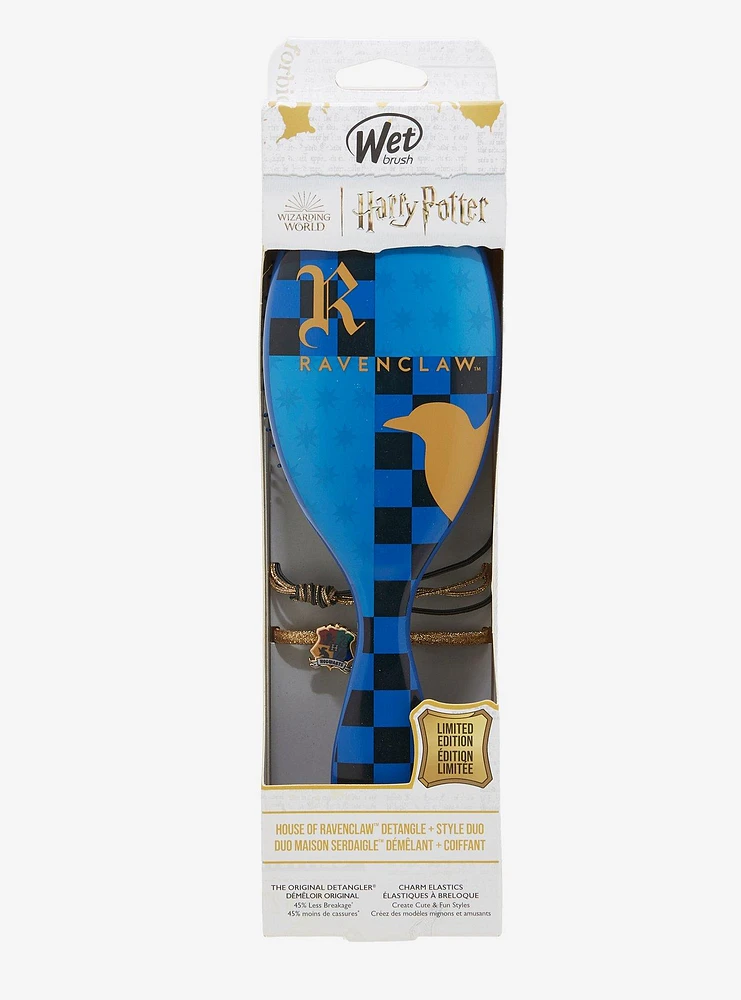 Harry Potter Ravenclaw Original Detangler Wet Brush & Hair Tie Set