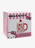 Hello Kitty Hearts Lidded Mug