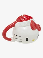 Hello Kitty Santa Hat Figural Mug