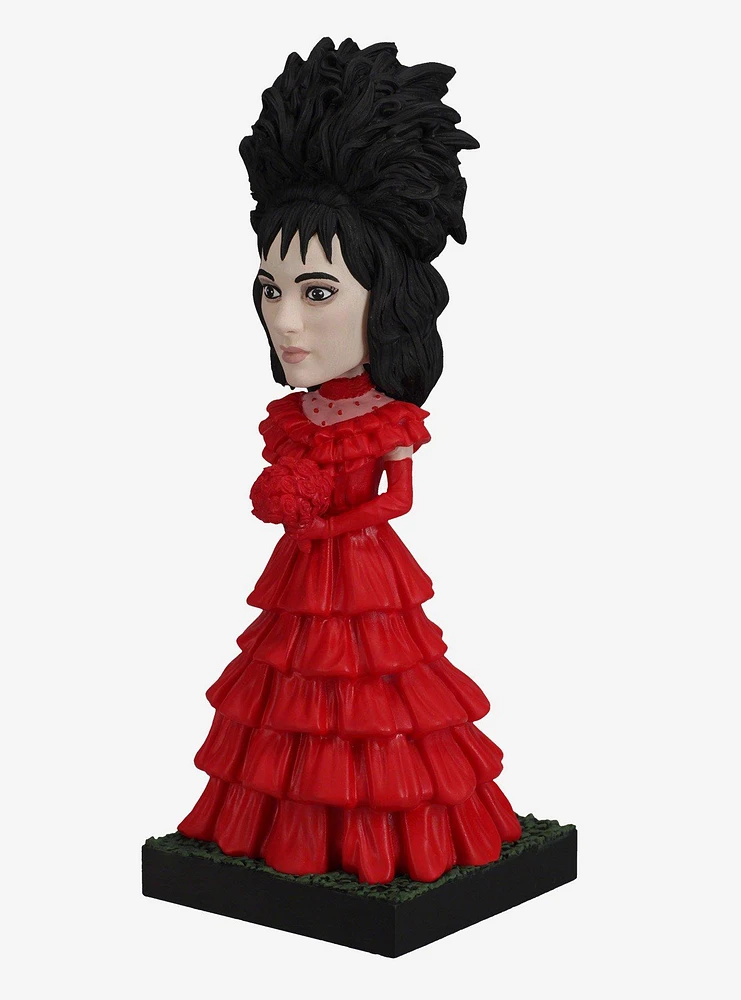 Royal Bobbles Beetlejuice Lydia Deetz Red Wedding Dress Bobblehead