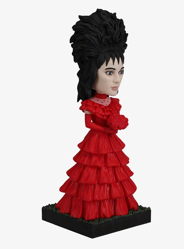 Royal Bobbles Beetlejuice Lydia Deetz Red Wedding Dress Bobblehead