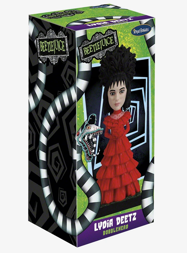 Royal Bobbles Beetlejuice Lydia Deetz Red Wedding Dress Bobblehead