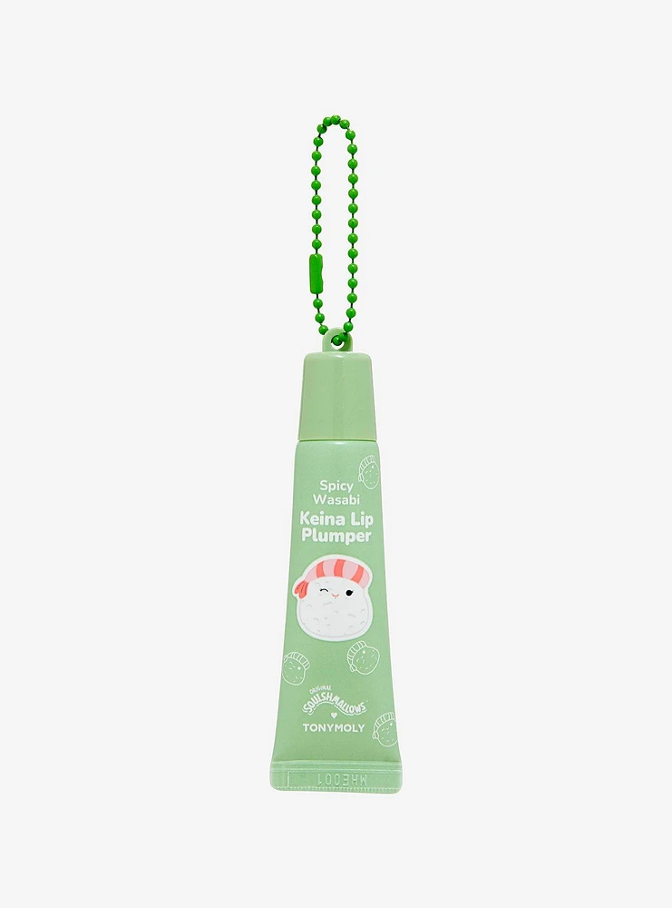 Squishmallows X TONLYMOLY Keina Spicy Wasabi Lip Plumper Key Chain