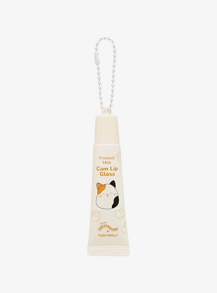 Squishmallows X TONLYMOLY Cam Frosted Milk Lip Gloss Key Chain