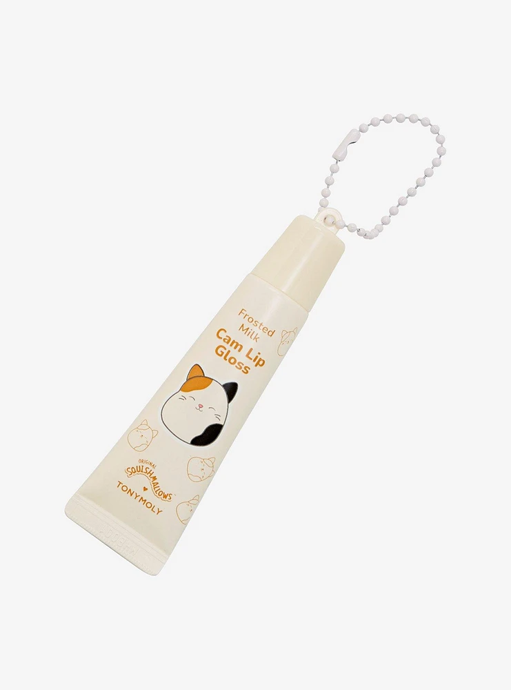 Squishmallows X TONLYMOLY Cam Frosted Milk Lip Gloss Key Chain