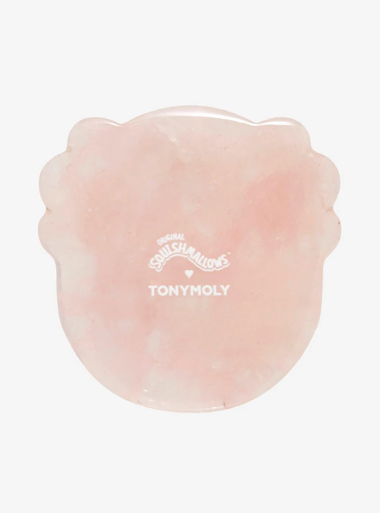 Squishmallows X TONYMOLY Archie Rose Quartz Gua Sha Tool