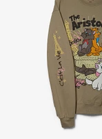 Disney The Aristocats Kittens Doodle Women's Crewneck