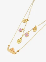 Disney Tangled Rapunzel & Flynn Lanterns Necklace Set