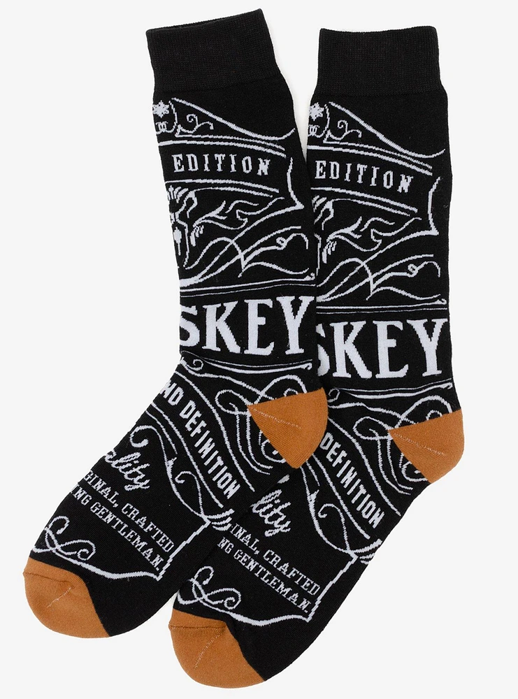 Whiskey Original Black Men's Socks