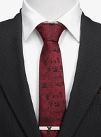 Disney Mickey Mouse Comic Red Silk Tie